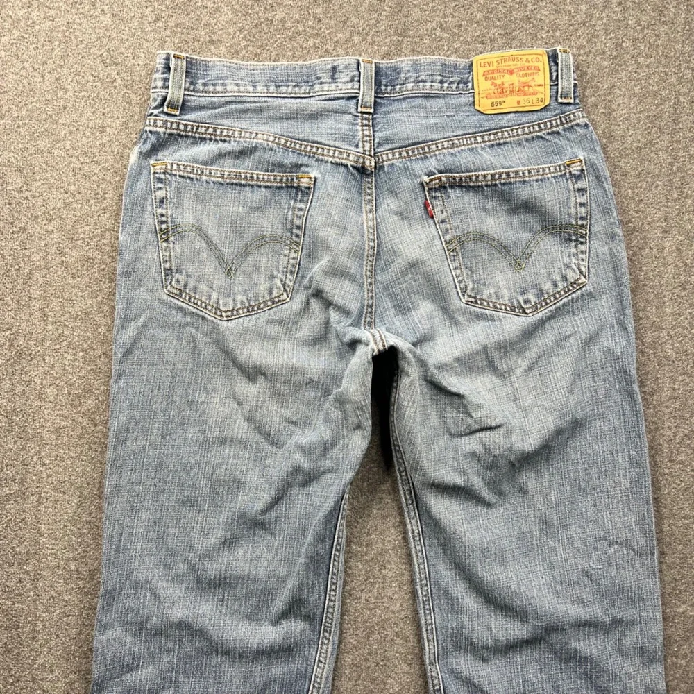 Levi's 559 Relaxed Straight Jeans Mens 36x34 Blue‎ Fits 34x33 Denim 100% Cotton